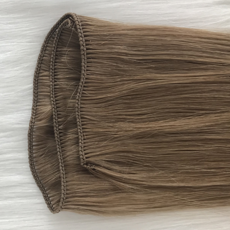 Hand tied seamless hair extensions china remy hair weft extension manufacturers yj278